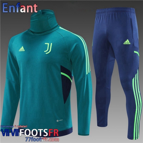 KIT: Survetement de Foot Juventus vert Enfant 2022 2023 TK425