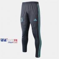 Promo: Nouveaux Pantalon Entrainement Foot Juventus Slim Bleu Vert Fonce 2019/2020