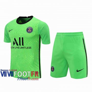 77footfr Maillots foot Paris Gardiens de but green 2020 2021