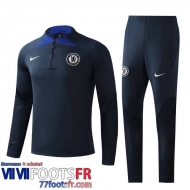 Survetement de Foot Chelsea bleu marine Homme 2022 2023 TG574