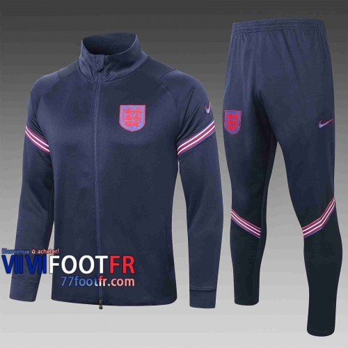 Veste de foot Angleterre 2020 2021 Marine A330#