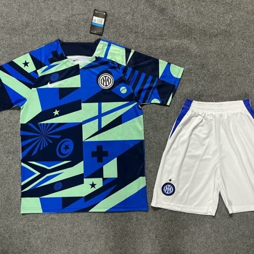 Survetement T Shirt Inter Milan bleu Homme 2023 2024 TGB19