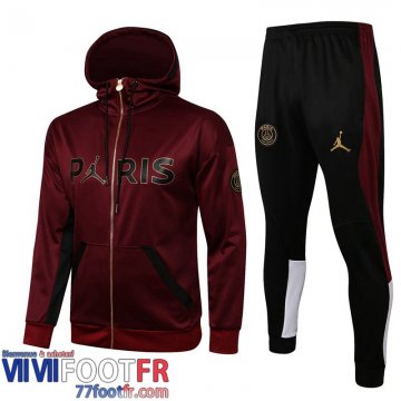 Kits: Veste Foot - Sweat a Capuche PSG Paris Bordeaux Enfant 2021 2022 TK35