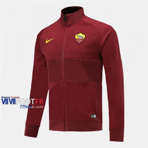 Boutique Veste Foot As Rome Brown 2019/2020 Nouveau Promo