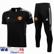 T-Shirt Manchester United le noir Homme 21 22 PL209