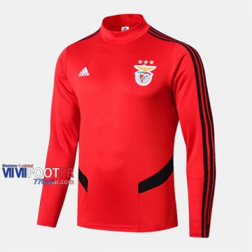 Nouveaux Destockage Sweatshirt Foot Benfica FC Rouge 2019-2020