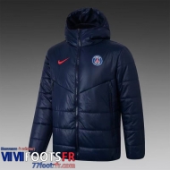 Doudoune Foot PSG Paris bleu Homme 2021 2022 DD37