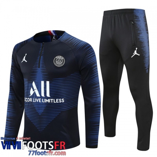 Survetement de Foot PSG Jordan noir Homme 21 22 TG202