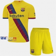 Ensemble Maillot Barcelone FC Enfant Exterieur 2019-2020 Personnalise :77Footfr