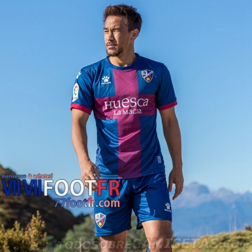 77footfr SD Huesca Maillot de foot Domicile 20-21