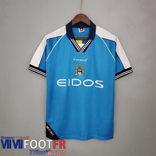 Retro Maillot De Foot Manchester City Domicile 99/01 RE124