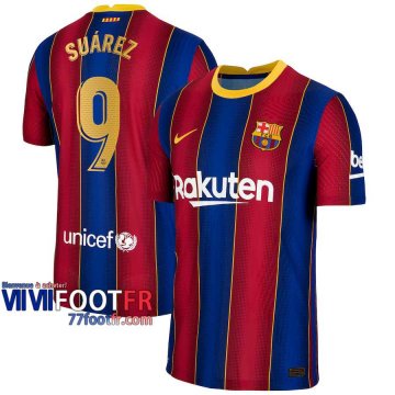 Maillot de foot Barcelone Luis Suárez #9 Domicile 2020 2021