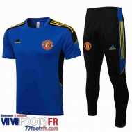 T-Shirt Manchester United bleu Homme 21 22 PL208