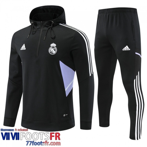 Sweatshirt Foot Real Madrid Noir Homme 2022 2023 SW42