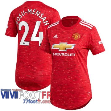 Maillot de foot Manchester United Timothy Fosu-Mensah #24 Domicile Femme 2020 2021