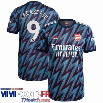 Maillot De Foot Arsenal Third Homme 21 22 # Lacazette 9