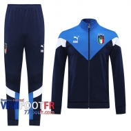 77footfr Veste Foot Italie Bleu foncE - Style classique 2020 2021 J96