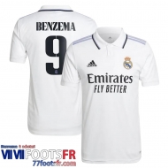 Maillot De Foot Real Madrid Domicile Homme 2022 2023 Benzema 9