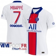 Maillot de foot PSG Mbappé #7 Exterieure 20-21