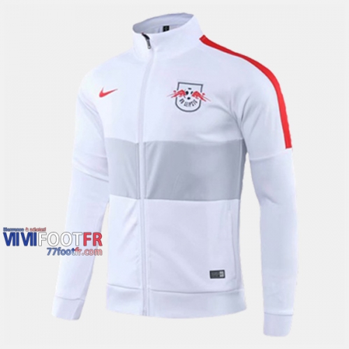 Boutique Veste Foot RB Leipzig Blanc 2019/2020 Nouveau Promo