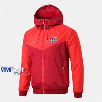 Boutique Veste Foot Barcelone FC Avec Capuche Rouge 2019/2020 Nouveau Promo