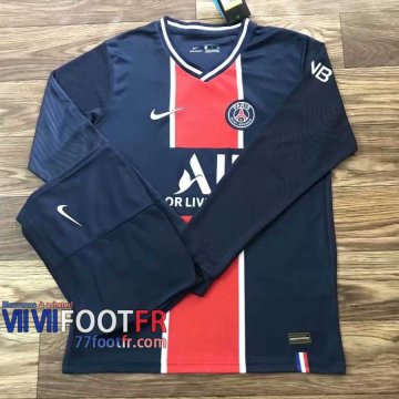 77footfr Maillots foot Paris Domicile Manche Longue 2020 2021