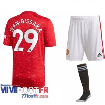 Maillot de foot Manchester United Aaron Wan-Bissaka #29 Domicile Enfant 2020 2021
