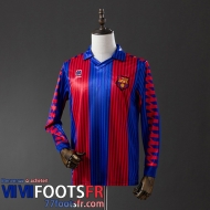 Retro Maillot De Foot Barcelone Domicile Homme Manche Longue 1992 FG950