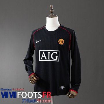 Retro Maillot De Foot Manchester United Homme Manche Longue 07 08 FG856