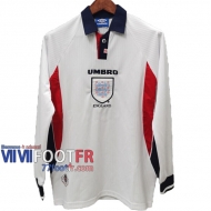 77footfr Retro Maillot de foot Angleterre Domicile Manche Longue 1998