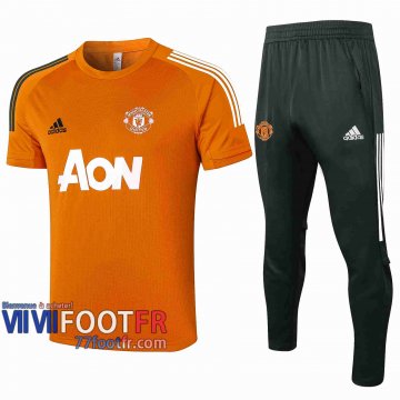 77footfr Polo foot Manchester United Orange - 2020 2021 P184