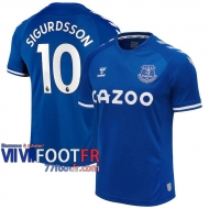 77footfr Everton Maillot de foot Sigurdsson #10 Domicile 20-21