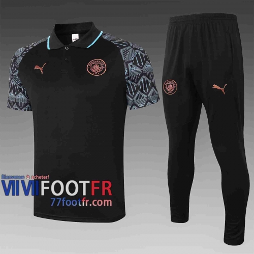 77footfr Manchester City Polo foot noir 20-21 C578