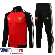 Veste Foot Manchester United rouge Homme 21 22 JK273