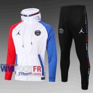 77footfr Airman Veste foot - Sweat a Capuche blanc 20-21 F273