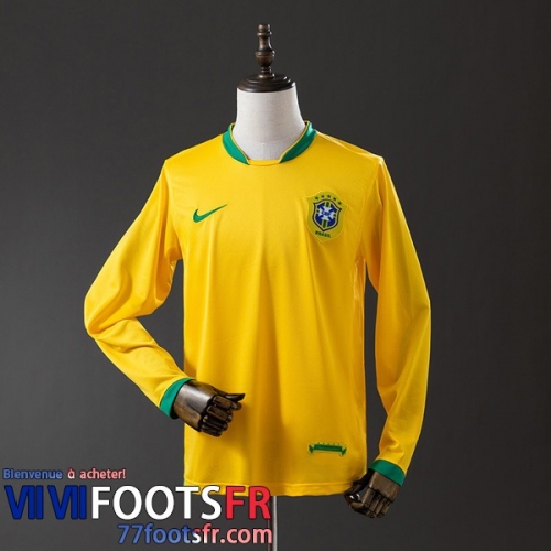 Retro Maillot De Foot Bresil Domicile Homme Manche Longue 2006 FG1114 Retro Maillot De Foot Bresil Domicile Homme Manche Longue 2006 FG1114