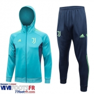 Veste Foot - Sweat A Capuche Juventus bleu Homme 2023 2024 JK719