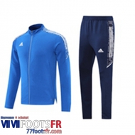 Veste Foot Sport bleu Homme 2022 2023 JK353
