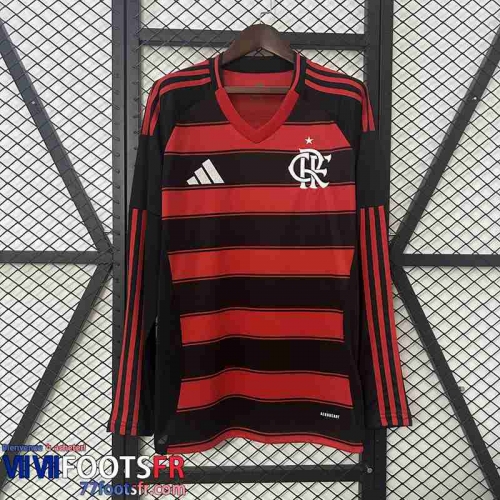 Maillot De Foot Flamengo Domicile Homme Manche Longue 25 26