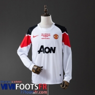 Retro Maillot De Foot Manchester United Exterieur Homme Manche Longue 10 11 FG1072