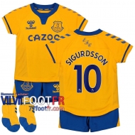 77footfr Everton Maillot de foot Sigurdsson #10 Exterieur Enfant 20-21
