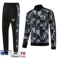 Veste Foot Sport gris foncé Homme 2023 2024 JK746