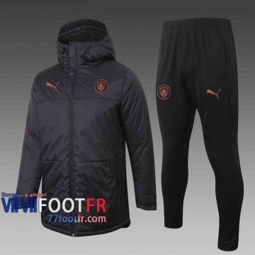 77footfr Veste - Doudoune Foot Manchester City noir 2020 2021 C40