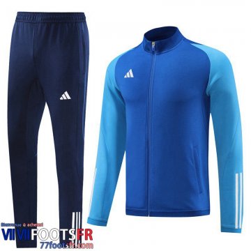 Veste Foot Sport bleu Homme 2023 2024 JK684