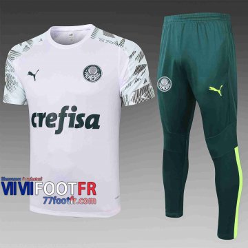 T-shirt de foot Palmeiras 2020 2021 Blanc C480#