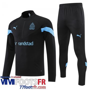 Survetement de Foot Marseille noir Homme 22 23 TG321