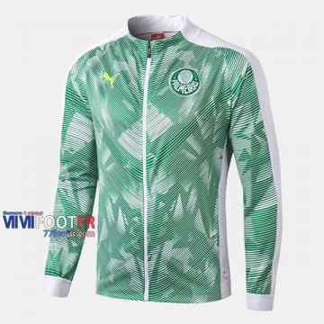Boutique Veste Foot Palmeiras Vert/Blanc 2019/2020 Nouveau Promo