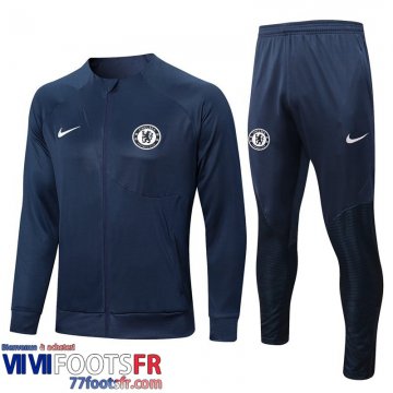 Veste Foot Chelsea bleu Homme 2022 2023 JK562