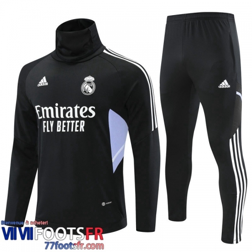 Survetement de Foot Real Madrid Noir Homme 2022 2023 TG495