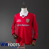 Retro Maillot De Foot Manchester United Domicile Homme Manche Longue 1999 00 FG858